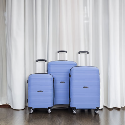 Hardshell Suitcase Spinner Wheels PP Luggage Sets Lightweight Durable