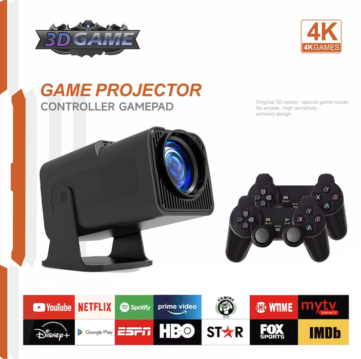 Mp3 Games 32Gb F600 Projector Draagbare Draadloze 4K Full Hd Video