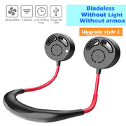 Mini USB Portable Fan Neck Fan Neckband With Rechargeable Battery Small Desk Fans handheld  Air Cooler Conditioner for Room