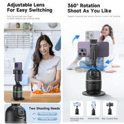 P03  AI Smart Gimbal 360° Auto Face Tracking Gimbal All-in-one Rotation