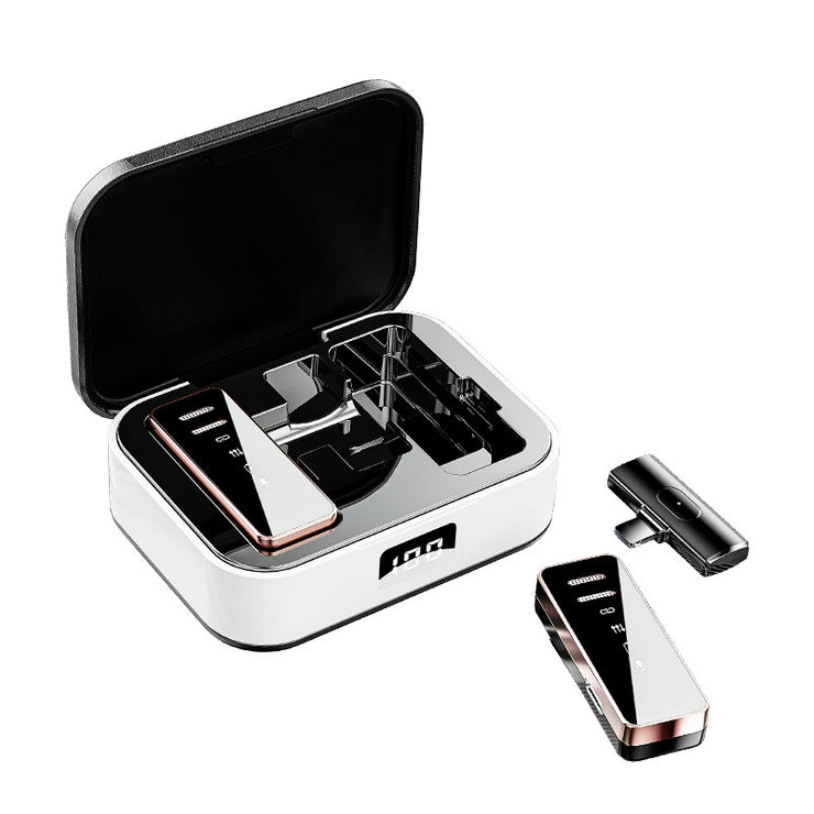 S18 wireless lavalier microphone charging