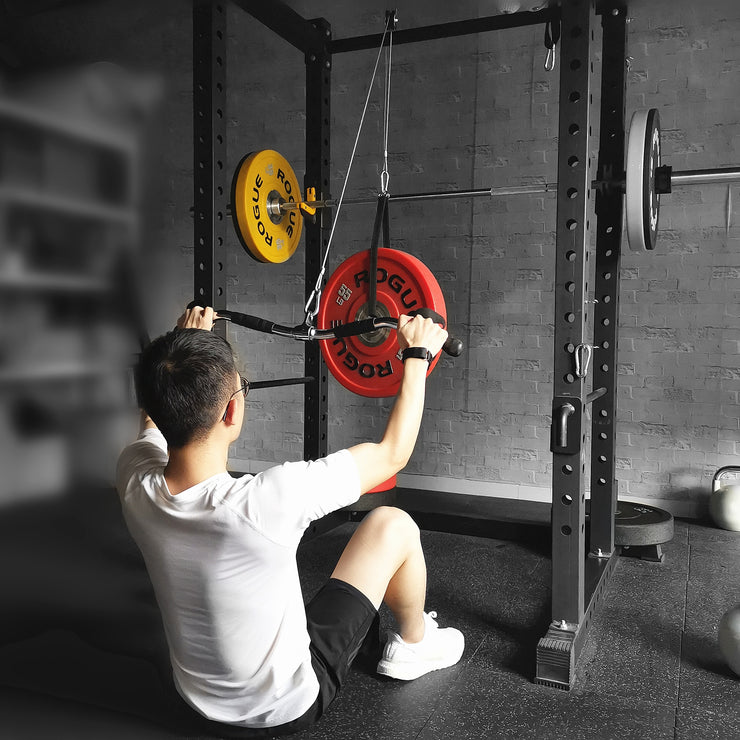Fitness DIY Pulley Cable Machine Attachment System