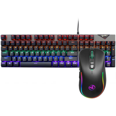 Keyboard and Mouse Set RGB backlit mechanical keyboard and mouse