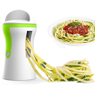 Portable Vegetable Slicer Handheld Spiralizer Peeler