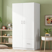 Wooden Wardrobe with Double Doors,