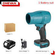 Brushless turbocharged storm blower and snow blower