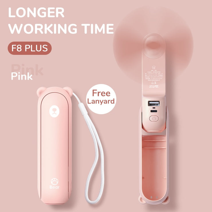 Portable Fan Mini Handheld Fan USB  Recharge