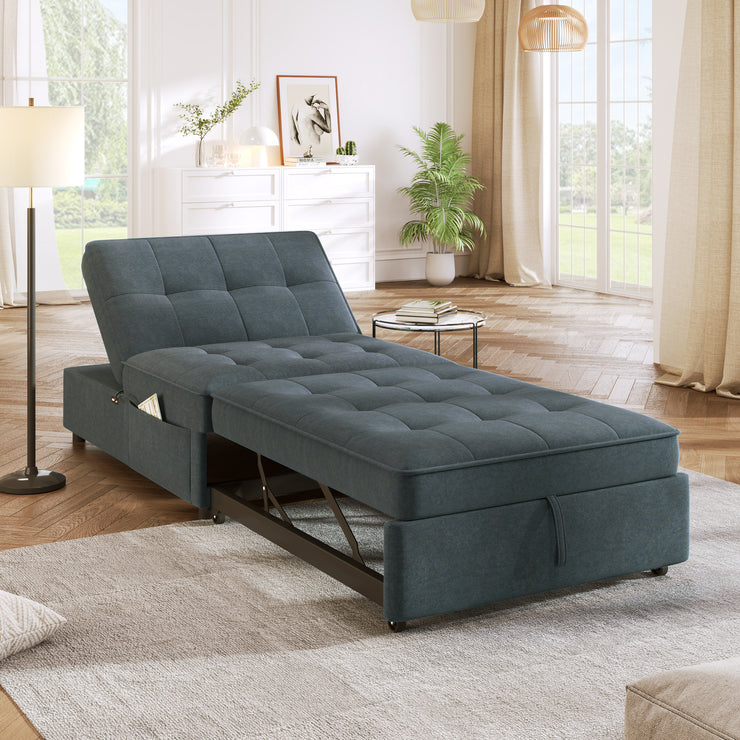 Four in one sofa bed, chair bed, multifunctional folding Ottoman bed