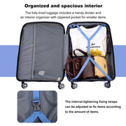 Hardshell Suitcase Spinner Wheels PP Luggage Sets Lightweight Durable