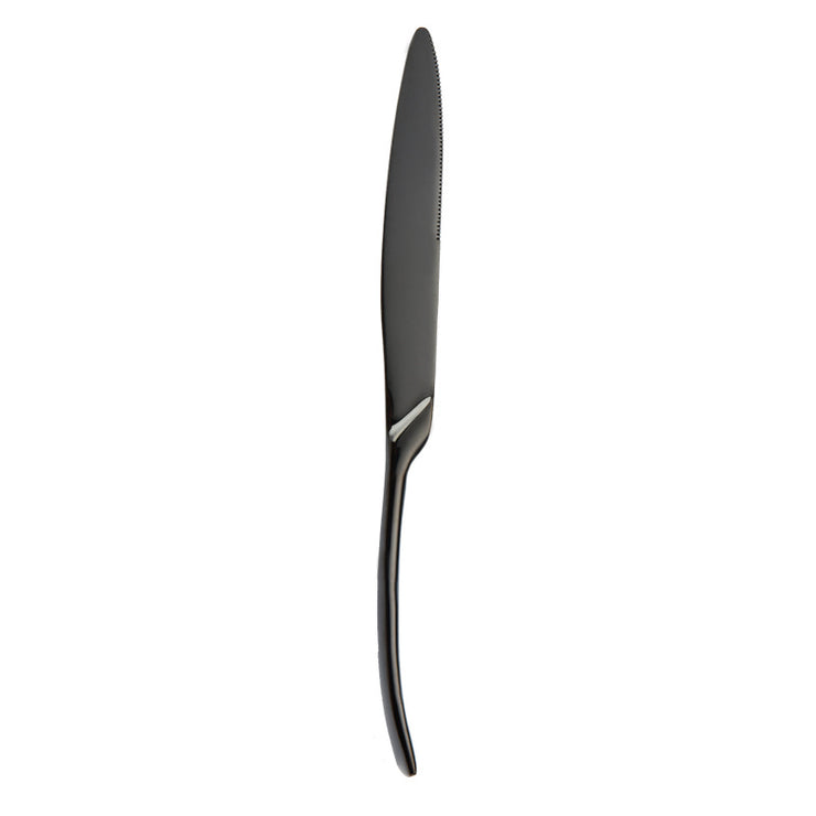 Portugal Titanium Black Stainless Steel Western Cutlery Set