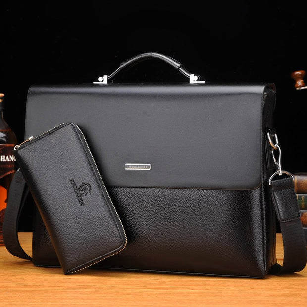 High Quality Fashion Male Bag Messenger Business Handbag Laptop