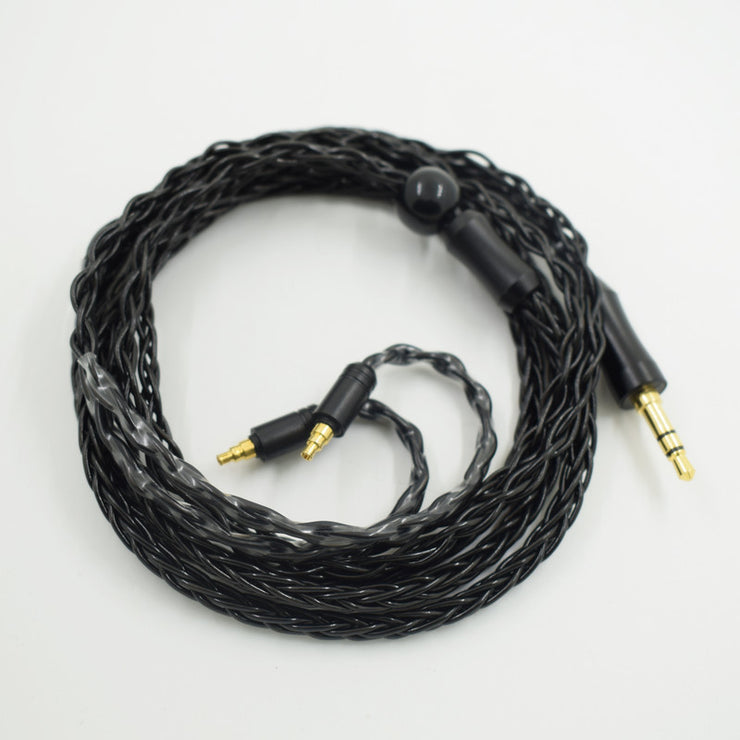 IE40PRO 8-core single crystal copper silver plated upgrade cable