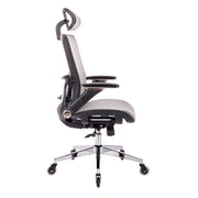 Office Chair High Back - Adjustable Headrest with Flip-Up Arms