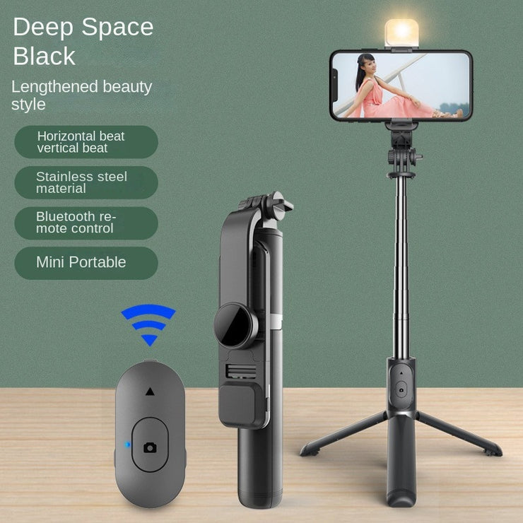 Wholesale Bluetooth Selfie Stick with Fill Light Extended