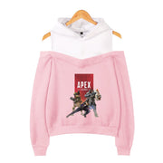 Apex Legends Print Hoodies Sweatshirts Women Sleeve Off