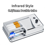 New 3-in-1 Auto Cigarette Rolling Machine – Electric, Smart Sensing, 6.5/8mm Tubes.