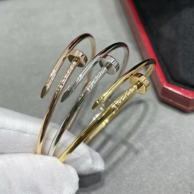 Precision Thick Plating Head and Tail Diamond Fashion Three-Circle