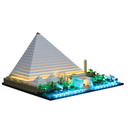 Compatible with LEGO 21058 Giza Pyramid building blocks,