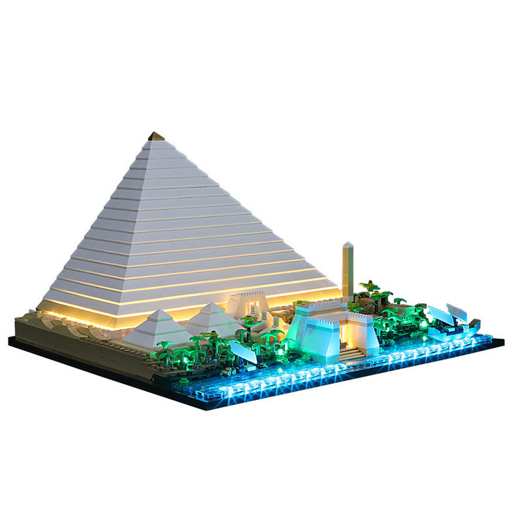 Compatible with LEGO 21058 Giza Pyramid building blocks,