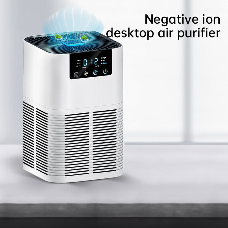 Negative ion desktop air purifier indoor formaldehyde sterilization