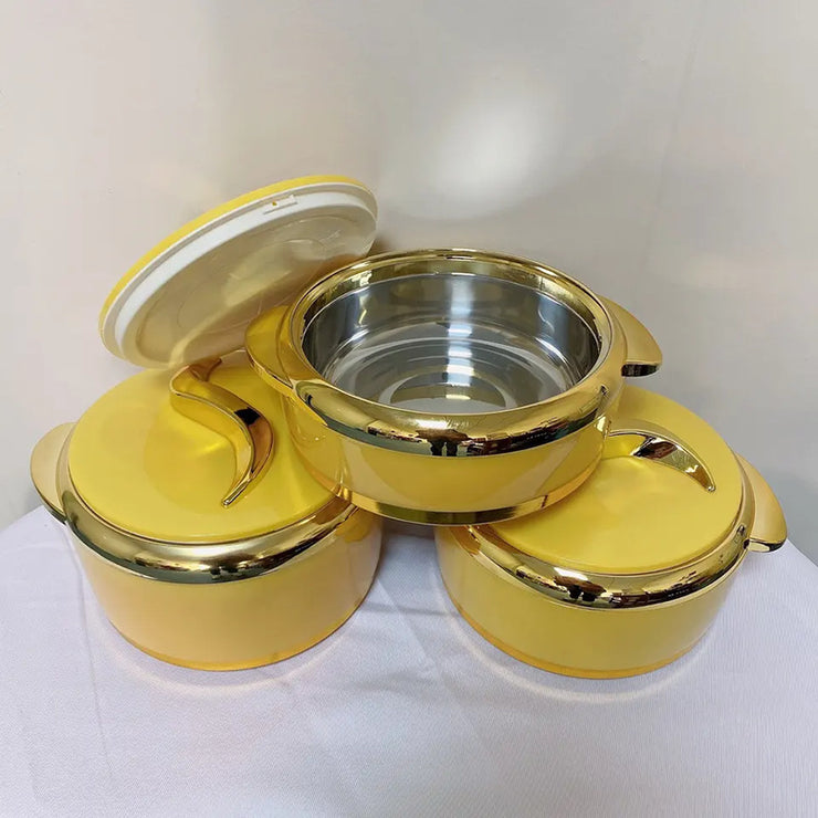 3-Piece Insulated Food Container Set (1.5L, 2L, 2.5L)