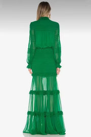 Women ruffle gown Sinclair Ruffle