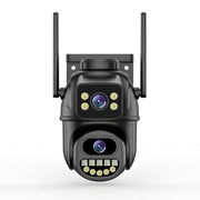 Dual screen wireless 360 degree mobile remote outdoor WiFi camera monitoring