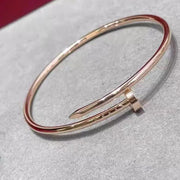 Precision Thick Plating Head and Tail Diamond Fashion Three-Circle