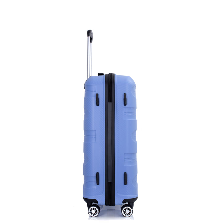 Hardshell Suitcase Spinner Wheels PP Luggage Sets Lightweight Durable
