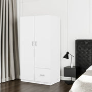 Wooden Wardrobe with Double Doors,