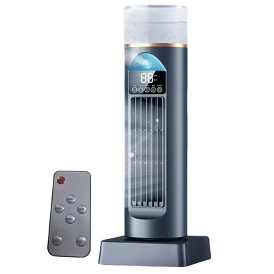 2025 NEW Portable Tower Fan – 6 Wind Speeds, Mist Bladeless,