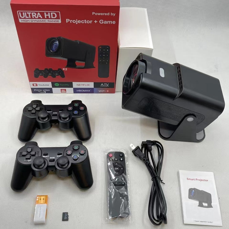Mp3 Games 32Gb F600 Projector Draagbare Draadloze 4K Full Hd Video