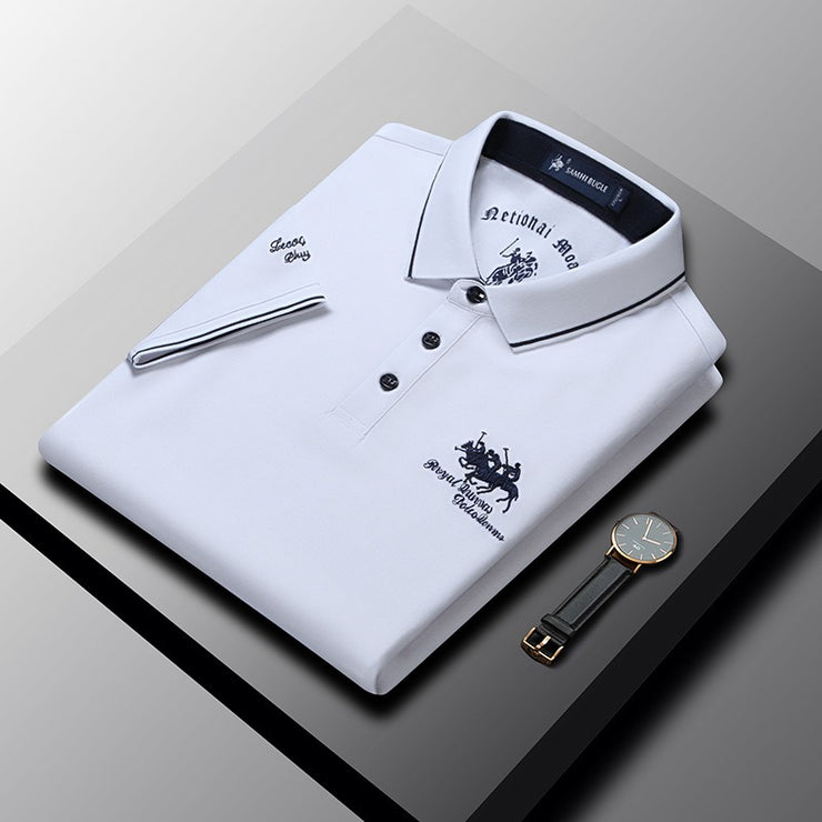 POIO shirt new summer business short sleeved T-shirt for men