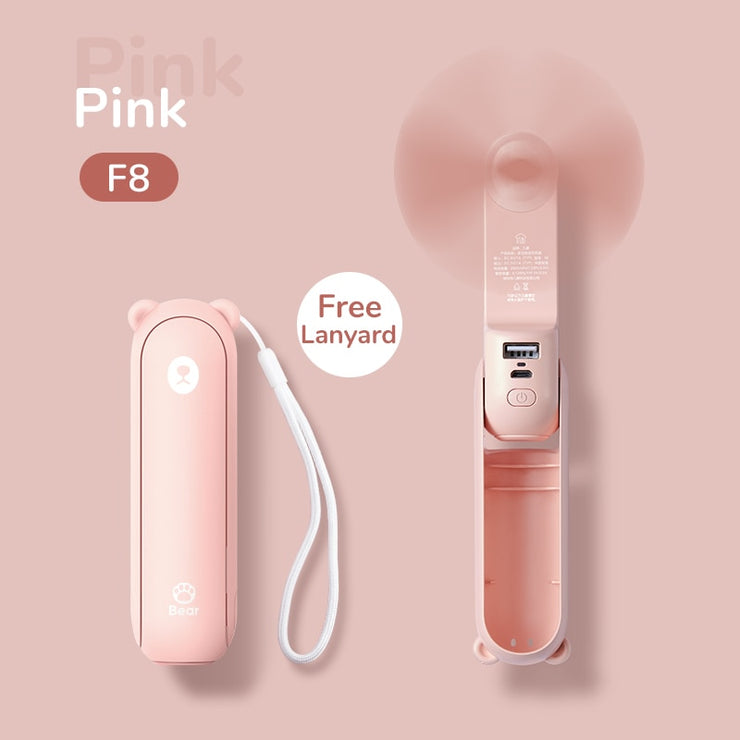 Portable Fan Mini Handheld Fan USB  Recharge