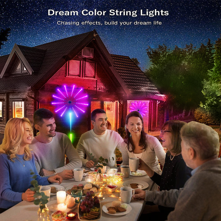 LED Sound Activated Light Drum Fireworks Light