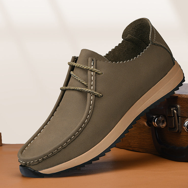 Casual breathable lace up lazy shoes