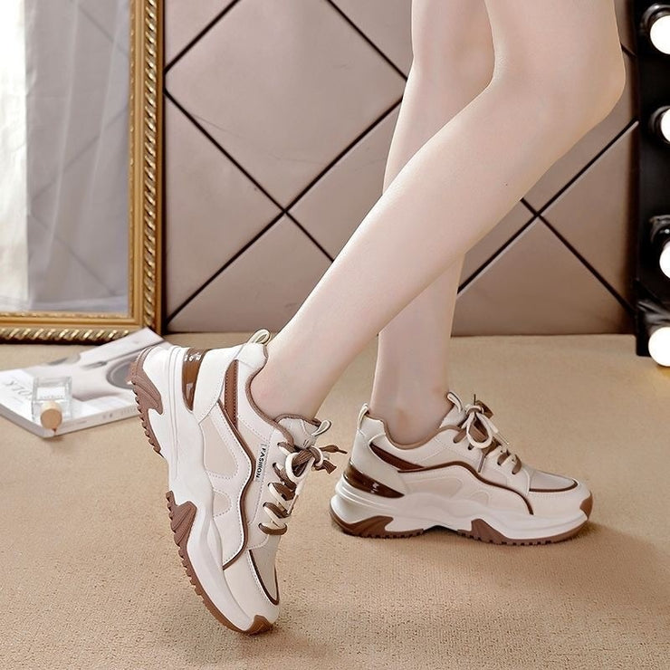 Sneakers New Winter Casual Shoes Thick Soles