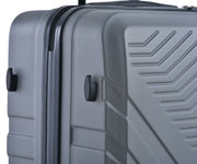 3 Piece Luggage Sets ABS Lightweight Suitcase with Two Hooks