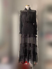 Women ruffle gown Sinclair Ruffle