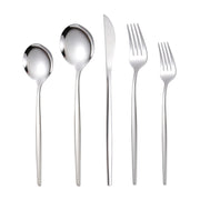 Portuguese Stainless Steel Knife Fork Spoon Golden Steak Knife Fork Set