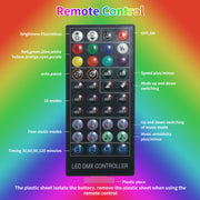 LED Sound Activated Light Drum Fireworks Light