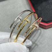 Precision Thick Plating Head and Tail Diamond Fashion Three-Circle