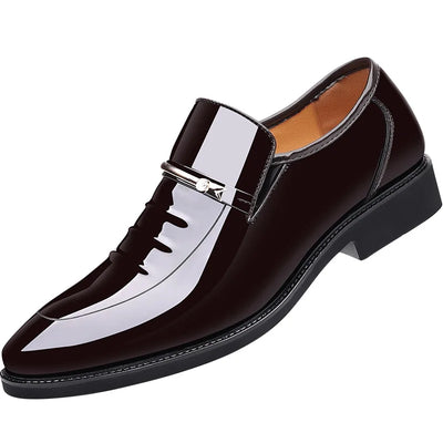 Patent Leather Shoes for Men Business Shoes