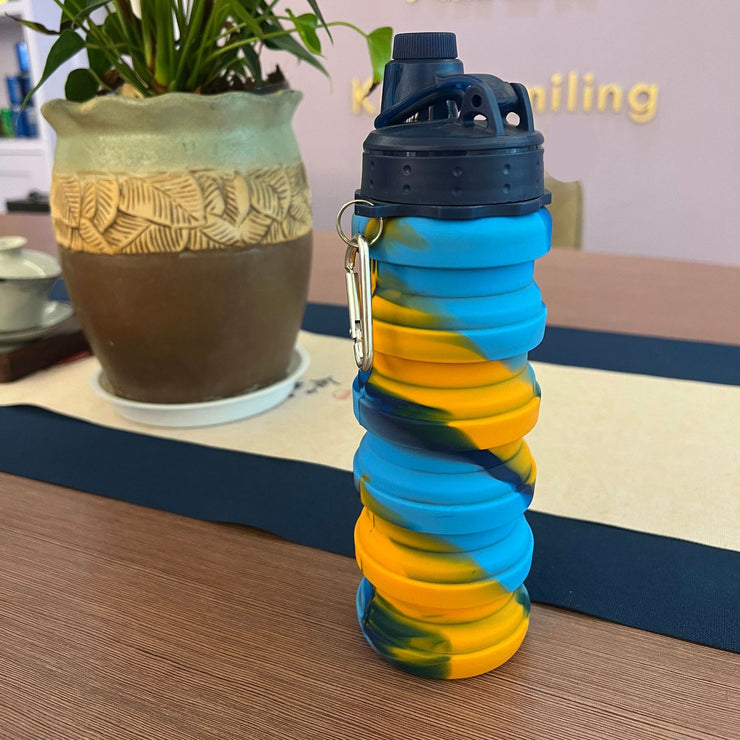 New Silicone Collapsible Sports Water Cups For Men And Women