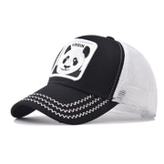 Thickened and hardened panda animal mesh cap