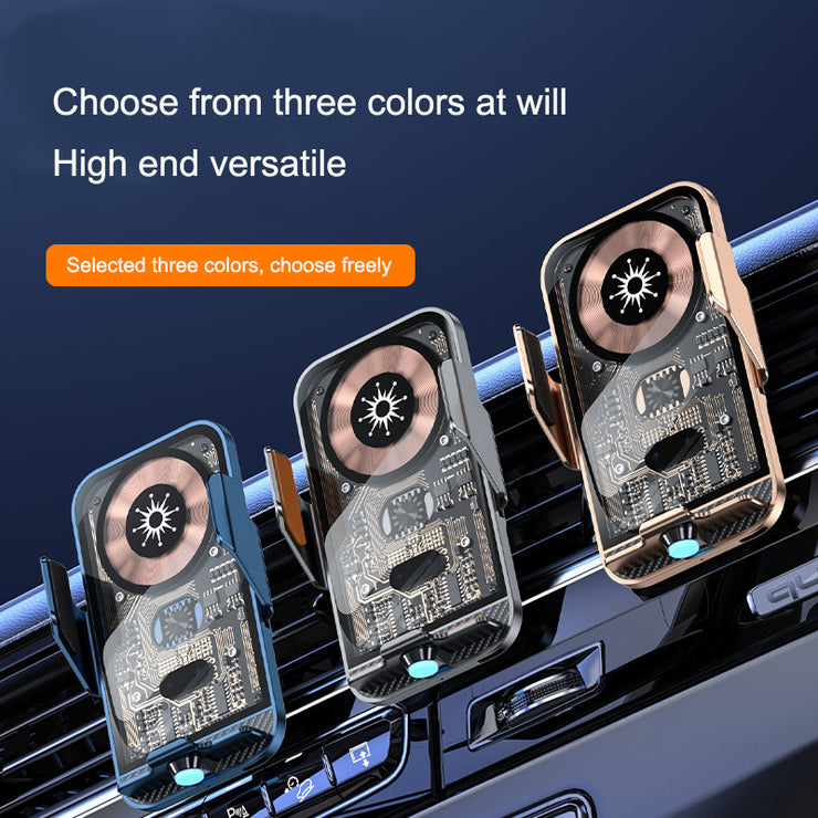 C11 car holder wireless phone charger infrared induction opening and closing