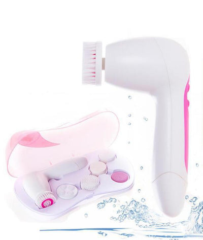 6 in 1 Electric Face Cleaning Brush Waterproof Massager