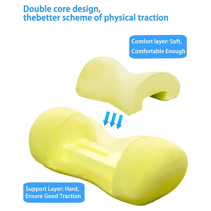 Cervical Pillow Reverse Bow Traction Pillow Memory Cotton Pillow