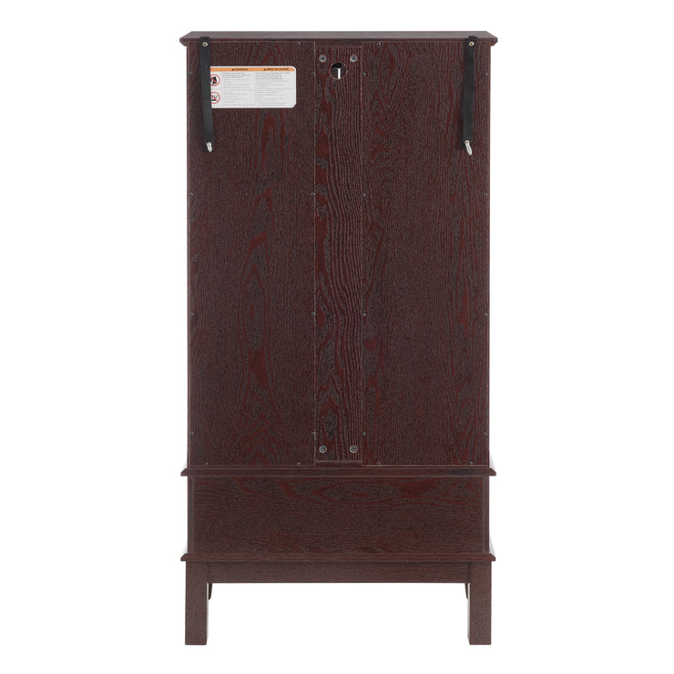 Curio cabinet lighting glass cabinet with adjustable glass frame, 2 doors and 1 drawer