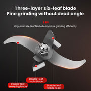 3000W, 800G Parts - Free Big - Capacity Grinder. Grinds herbs, coffee